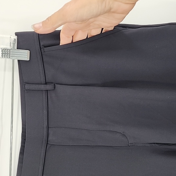 HALARA Flex Pleated Straight Leg Stretch Fit Black Work Pants Various NWOT - Picture 6 of 9